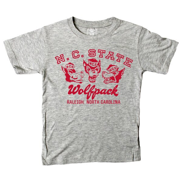 Grey Junior Short Sleeve Tee - NC S